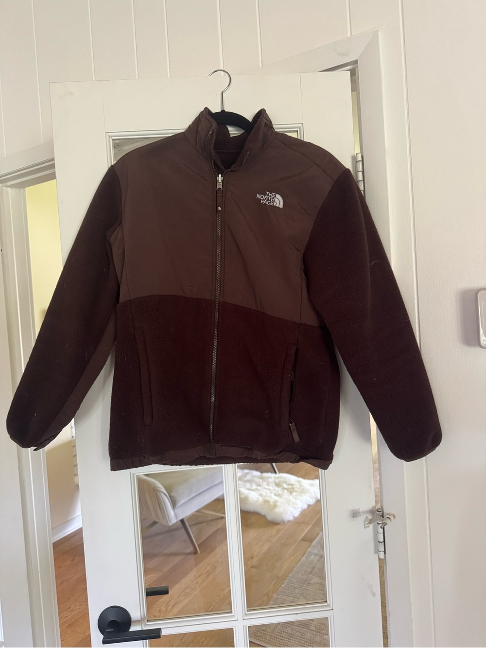 The North Face Kids Denali Brown Fleece Jacket - Full-Zip